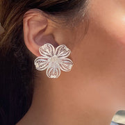 Silver Filipino earrings