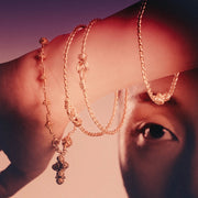 AMAMI Rosary Bracelet Gold