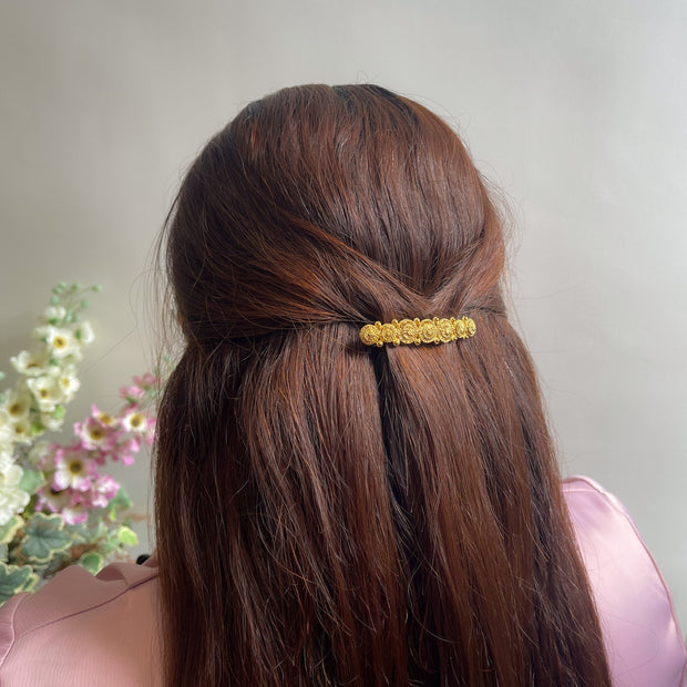 Filipino Wedding Jewelry Gold Hair Accessory