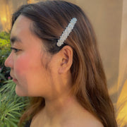 Filipino Wedding Jewelry AMAMI silver on model