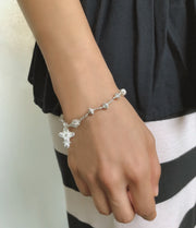 Silver Rosary Bracelet