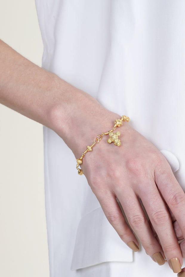 18k Gold Filled Delicate Rosary Bracelet – The Oaks Apparel Co.