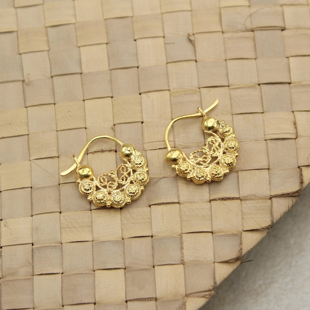 Claudia Creolla Gold Earrings