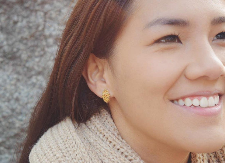 Estela Rosita Earrings - Large Gold