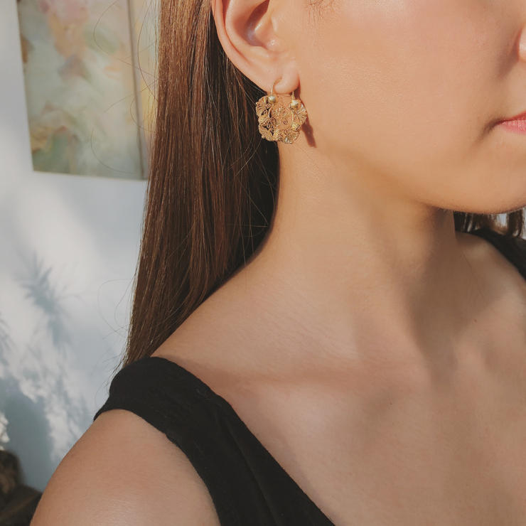 Felicia Creolla Gold Earrings