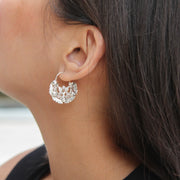 Felicia Creolla Silver Earrings