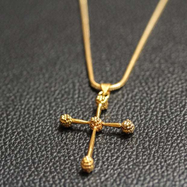 Gold Cross Necklace 